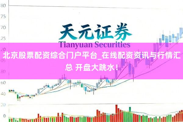 北京股票配资综合门户平台_在线配资资讯与行情汇总 开盘大跳水！