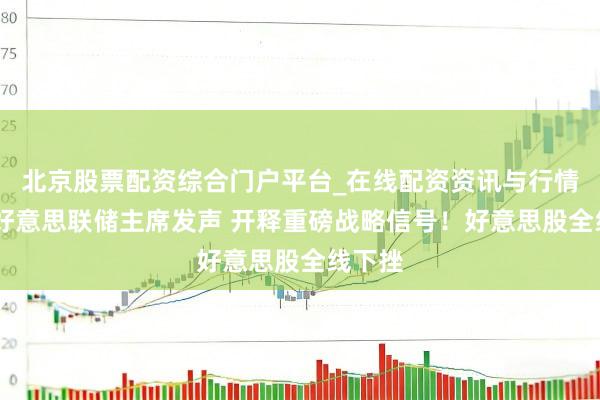 北京股票配资综合门户平台_在线配资资讯与行情汇总 好意思联储主席发声 开释重磅战略信号！好意思股全线下挫